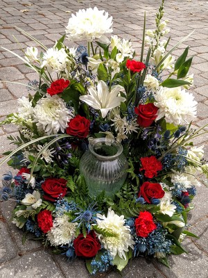 Patriot's Remembrance from Rose Garden Florist in Barnegat, NJ