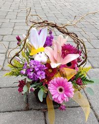 Bunny Basket  from Rose Garden Florist in Barnegat, NJ