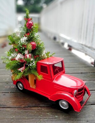 Christmas Tree Farm Truck  from Rose Garden Florist in Barnegat, NJ
