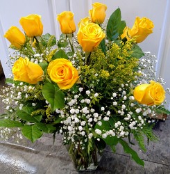Golden Roses from Rose Garden Florist in Barnegat, NJ