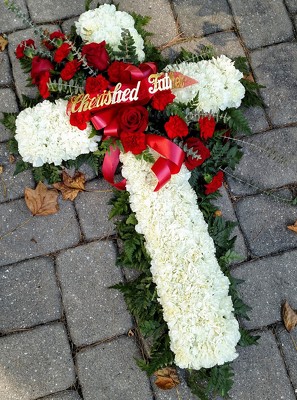 Inspired Faith Cross from Rose Garden Florist in Barnegat, NJ