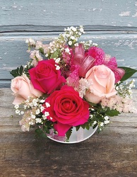 Pink Roses Teacup from Rose Garden Florist in Barnegat, NJ