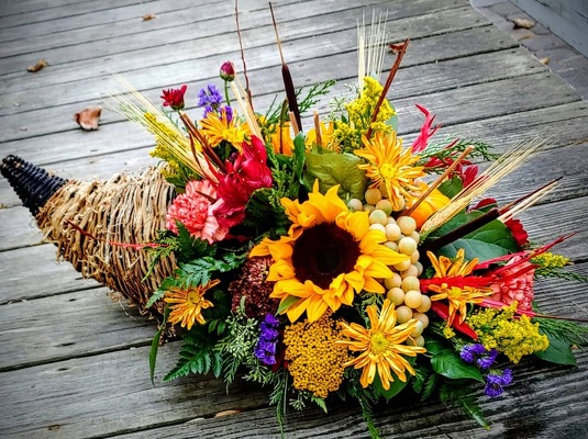 Cornucopia Blessings from Rose Garden Florist in Barnegat, NJ