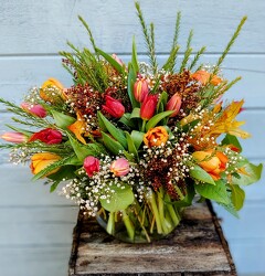 Autumn Tulip Delight from Rose Garden Florist in Barnegat, NJ