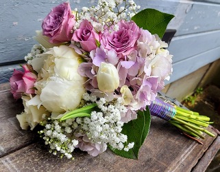 LAVENDER CLUTCH BOUQUET from Rose Garden Florist in Barnegat, NJ