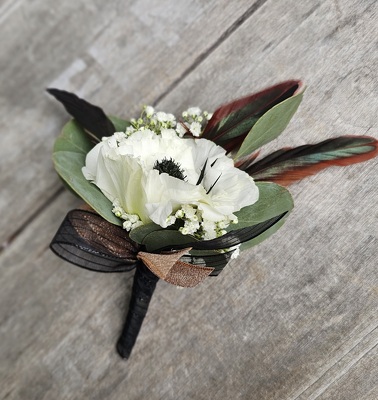 ANEMONE BOUTONNIERE from Rose Garden Florist in Barnegat, NJ