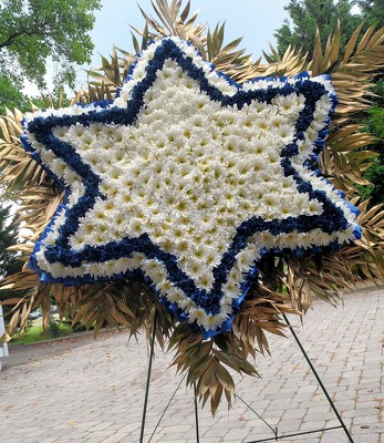 Star of David from Rose Garden Florist in Barnegat, NJ