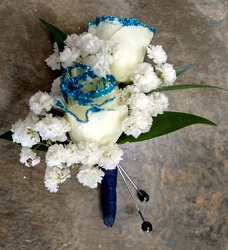 Blue Glitter Tip Roses from Rose Garden Florist in Barnegat, NJ