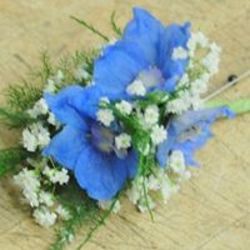 Blue Delphinium Boutonniere from Rose Garden Florist in Barnegat, NJ