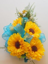 Mini Sunflower Corsage from Rose Garden Florist in Barnegat, NJ
