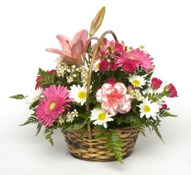 Sweetly Blooming Basket from Rose Garden Florist in Barnegat, NJ