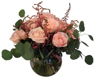 Luscious Pink Rose Bowl from Rose Garden Florist in Barnegat, NJ